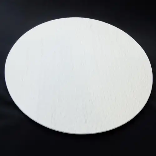 #BS9024-WT; Ceramic flat plate round 32cm