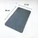 #BS9031-BK; Ceramic flat plate rectangular 28x17cm