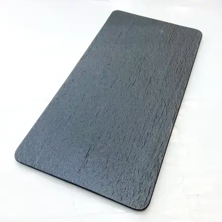 #BS9048-BK; Ceramic flat plate rectangul..