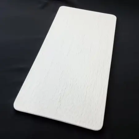 #BS9048-WT; Ceramic flat plate rectangul..