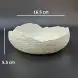 #BS9054-WT; Ceramic nesting bowl 6.5 inches
