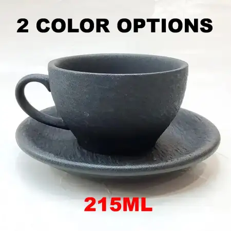 #BSEG200; Ceramic coffee cup with saucer..
