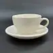 #BSEG250; Ceramic coffee cup with saucer 260ml