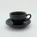 #BSEG90; Ceramic coffee cup with saucer 95ml