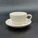 #BSEG90; Ceramic coffee cup with saucer 95ml