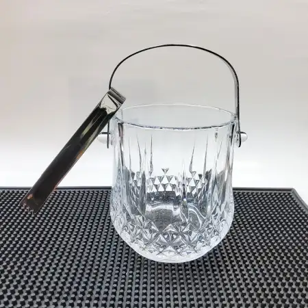 #BT-003; Glass ice bucket 1000ml..