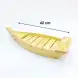 #BT0364; Wooden sushi boat 42cm 