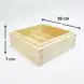 #BT2352; Wooden steamer tray 20x20cm