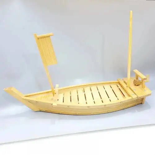 #BT6085; Wooden sushi boat 100x35cm
