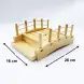 #BT6092; Wooden sushi bridge 26x16cm