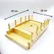 #BT6108; Wooden sushi bridge 43x22cm