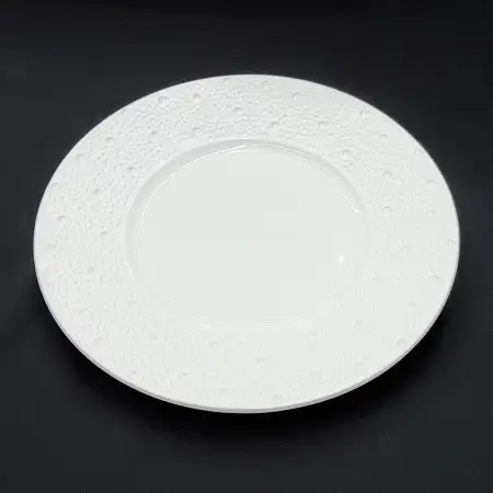 #BU6344; Ceramic round Plate 7 inches..