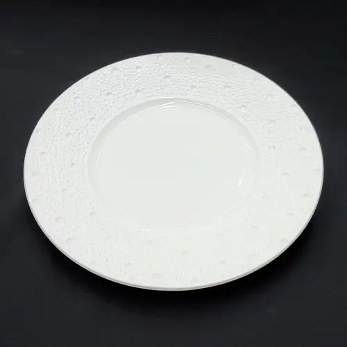 #BU6344; Ceramic round Plate 7 inches