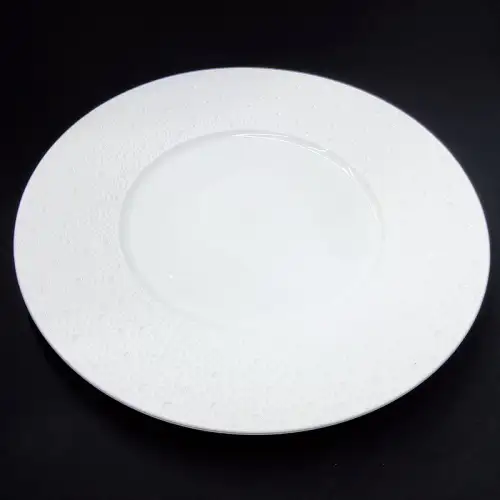 #BU6375; Ceramic round plate 12 inches