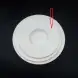 #BU6436; Ceramic round plate 9.75 inches