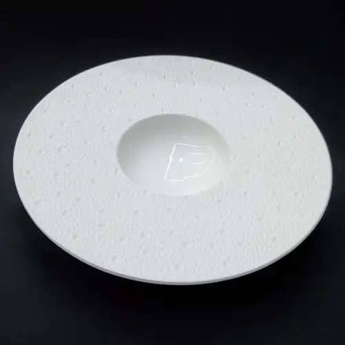 #BU6542; Ceramic round plate 11 inches