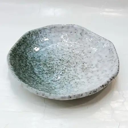 #BY-0044B; Ceramic plate 6 inches..