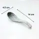 #BY-0112B; Ceramic spoon 5.5 inches