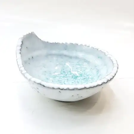 #BY-0242C; Ceramic bowl 5 inches..