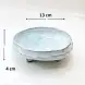 #BY-0273C; Ceramic bowl with stand 5 inches
