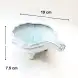 #BY-0280C; Ceramic bowl with stand 7.5 inches