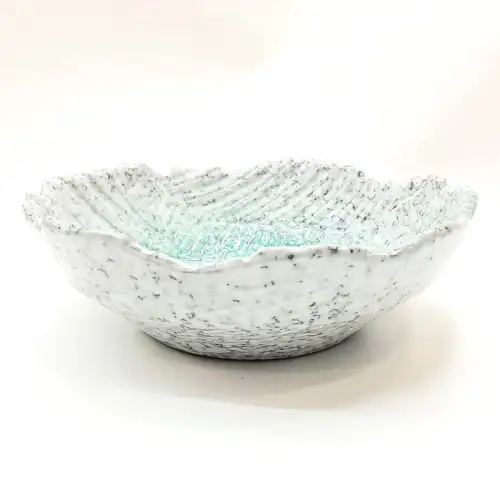 #BY-0303C; Ceramic bowl 9.5 inches