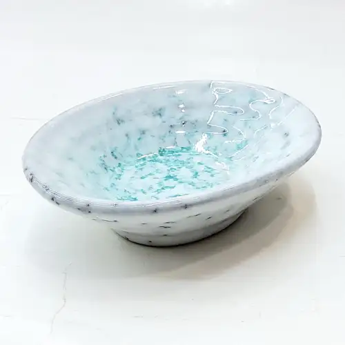 #BY-0334C; Ceramic sauce dish 3.75 inches