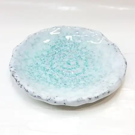 #BY-0365C; Ceramic round plate 6.75 inch..