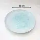 #BY-0389C; Ceramic round plate 8.5 inches