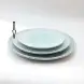 #BY-0396C; Ceramic round plate 10.5 inches