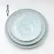 #BY-0402C; Ceramic round plate 12.5 inches