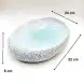 #BY-0457C; Ceramic oval plate 12 inches