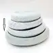 #BY-0457C; Ceramic oval plate 12 inches