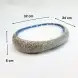 #BY-1492; Ceramic 12 inches oval plate
