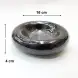 #BY-3175BK; Ceramic donut shape bowl 6.25 inches