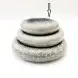 #BY-3298A; Ceramic donut shape bowl 6.25 inches