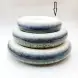 #BY-3328; Ceramic donut shape bowl 6.25 inches