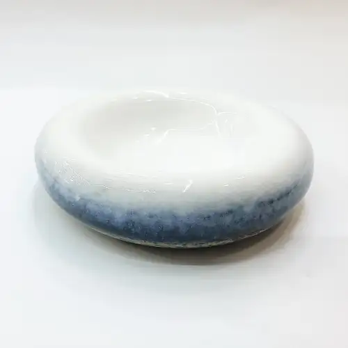 #BY-3328; Ceramic donut shape bowl 6.25 inches