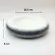 #BY-3342; Ceramic donut shape bowl 9.5 inches