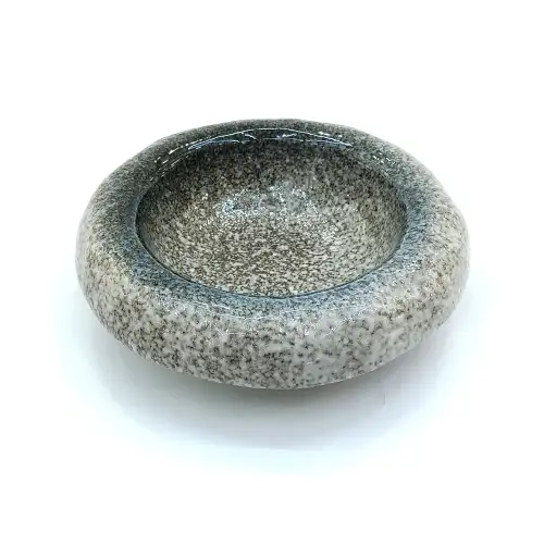 #BY-3403A; Ceramic mushroom bowl 6 inches