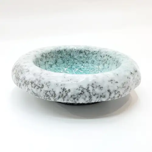 #BY-3427C; Ceramic mushroom bowl 6 inches