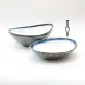 #BY-7686; Ceramic 9.25 inches oval bowl
