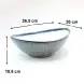 #BY-7716; Ceramic 10 inches boat shape bowl