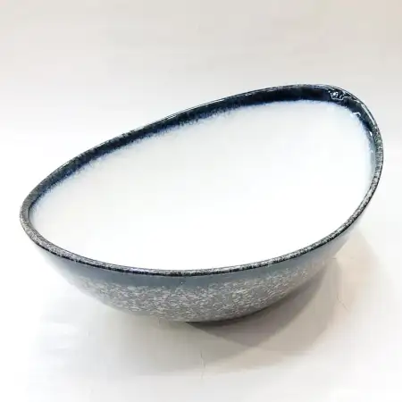 #BY-7716; Ceramic 10 inches boat shape b..