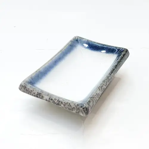 #BY-7730; Ceramic 3.5 inches rectangular sauce dish