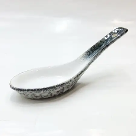 #BY-7747; Ceramic 5 inches spoon..