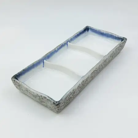 #BY-7761; Ceramic 7.75 inches sauce dish..