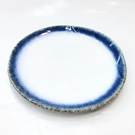 #BY-7822; Ceramic 8 inches round plate..