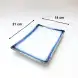 #BY-7921; Ceramic 8.25 inches rectangular plate