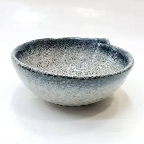 #BY-9574A; Ceramic bowl 4.25 inches